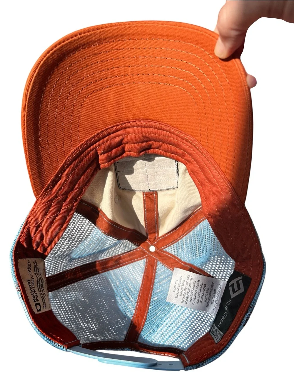 H3 SPORTGEAR MEN'S ZION NATIONAL PARK PATCH BACK CAP
